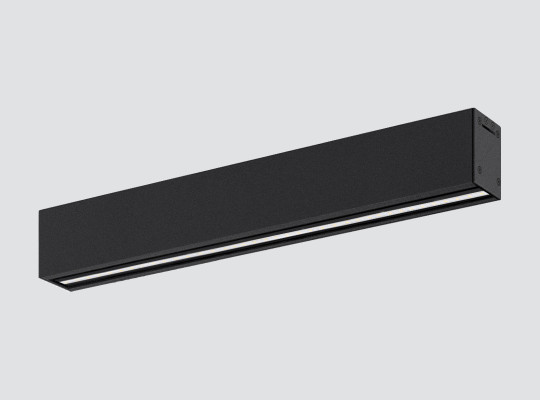 IP66 IK10 Surface-mounted linear downlight with optics F33DST