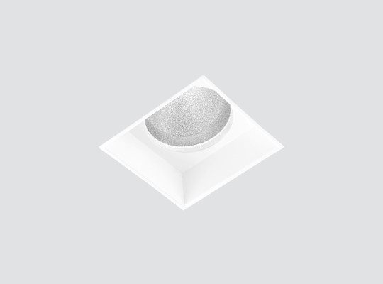 Frameless appearance recessed downlight sandblasted F103BSQ