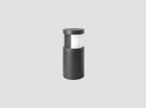 IP66 Bollard with opal diffuser 180º light emission F121UND_131UND