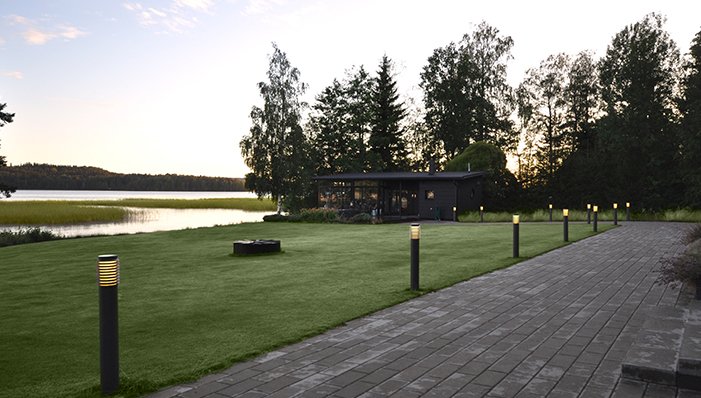 COLUTEA 200 apportent élégance et structure à un jardin privé en Finlande