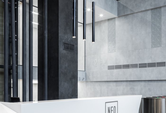 Neo Geo Gebäude Haupteingang, Moskau Neo Geo Gebäude Haupteingang, Moskau