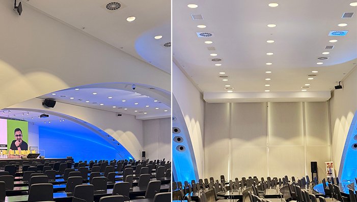Les downlights ADAPT apportent efficacité lumineuse et flexibilité à l'Auditorium Santiago Grisolía de Valencia